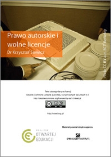 Prawo autorskie i wolne licencje