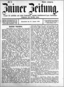 Zniner Zeitung 1891.01.24 R.4 nr 7