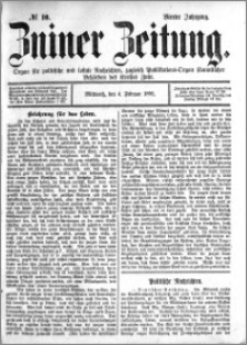 Zniner Zeitung 1891.02.04 R.4 nr 10