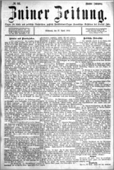 Zniner Zeitung 1892.04.27 R.5 nr 32