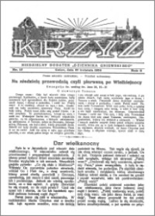 Krzyż 1930, R. 2, nr 17