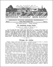 Krzyż 1932, R. 4, nr 8