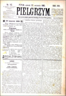 Pielgrzym, pismo religijne dla ludu 1885 nr 112