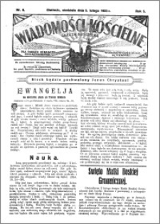 Wiadomości Kościelne : (gazeta kościelna) : dla parafij dekanatu chełmżyńskiego 1933, R. 5, nr 6