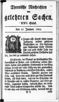 Thornische Nachrichten von Gelehrten Sachen, 1763.01.15 nr 25