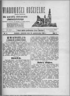 Wiadomości Kościelne : (gazeta kościelna) : dla parafij dekanatu chełmżyńskiego 1929, R. 1, nr 6