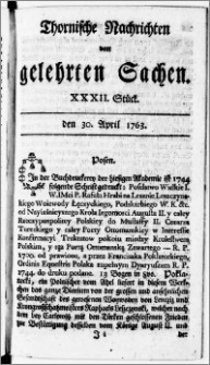 Thornische Nachrichten von Gelehrten Sachen, 1763.04.30 nr 32