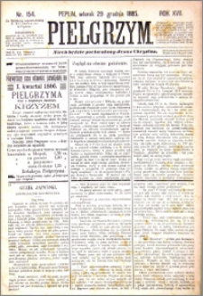 Pielgrzym, pismo religijne dla ludu 1885 nr 154