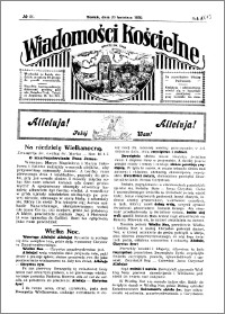 Wiadomości Kościelne : przy kościele św. Jana 1929-1930, R. 1, nr 21