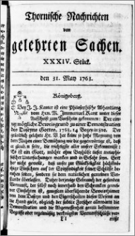 Thornische Nachrichten von Gelehrten Sachen, 1763.05.31 nr 34