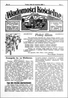 Wiadomości Kościelne : przy kościele św. Jana 1932-1933, R. 4, nr 21