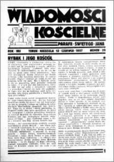 Wiadomości Kościelne : przy kościele św. Jana 1936-1937, R. 8, nr 29