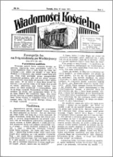 Wiadomości Kościelne : przy kościele N. Marji Panny 1930-1931, R. 2, nr 24