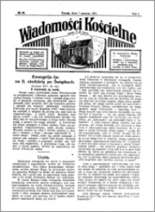 Wiadomości Kościelne : przy kościele N. Marji Panny 1930-1931, R. 2, nr 28