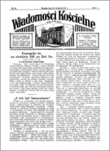 Wiadomości Kościelne : przy kościele N. Marji Panny 1930-1931, R. 2, nr 39