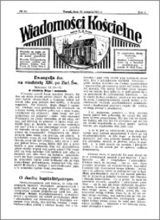 Wiadomości Kościelne : przy kościele N. Marji Panny 1930-1931, R. 2, nr 40