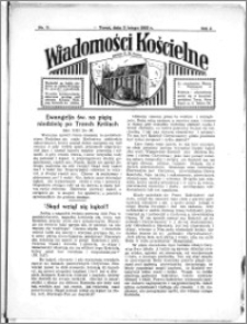 Wiadomości Kościelne : przy kościele N. Marji Panny 1932-1933, R. 4, nr 11