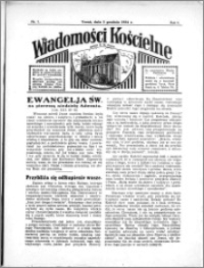 Wiadomości Kościelne : przy kościele N. Marji Panny 1934-1935, R. 6, nr 1