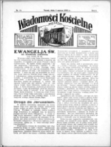 Wiadomości Kościelne : przy kościele N. Marji Panny 1934-1935, R. 6, nr 14