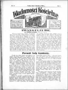 Wiadomości Kościelne : przy kościele N. Marji Panny 1934-1935, R. 6, nr 19