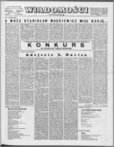 Wiadomości, R. 22 nr 5 (1087), 1967