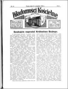 Wiadomości Kościelne : przy kościele N. Marji Panny 1934-1935, R. 6, nr 42