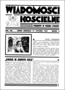 Wiadomości Kościelne : przy kościele N. Marji Panny 1936-1937, R. 8, nr 8