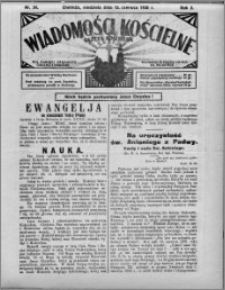 Wiadomości Kościelne : (gazeta kościelna) : dla parafij dekanatu chełmżyńskiego 1930, R. 2, nr 24