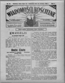 Wiadomości Kościelne : (gazeta kościelna) : dla parafij dekanatu chełmżyńskiego 1930, R. 2, nr 25