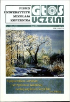 Głos Uczelni : pismo Uniwersytetu Mikołaja Kopernika R. 6=22 nr 1 (1997)