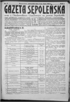 Gazeta Sępoleńska 1927, R. 1, nr 9