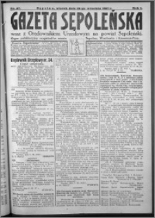 Gazeta Sępoleńska 1927, R. 1, nr 37