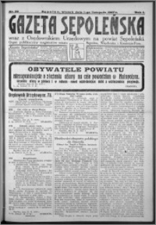 Gazeta Sępoleńska 1927, R. 1, nr 58