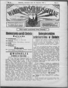 Wiadomości Kościelne : (gazeta kościelna) : dla parafij dekanatu chełmżyńskiego 1931, R. 3, nr 3