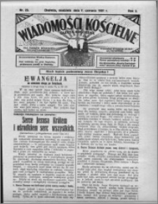 Wiadomości Kościelne : (gazeta kościelna) : dla parafij dekanatu chełmżyńskiego 1931, R. 3, nr 23