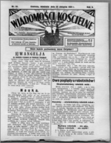 Wiadomości Kościelne : (gazeta kościelna) : dla parafij dekanatu chełmżyńskiego 1931, R. 3, nr 34