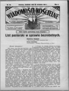 Wiadomości Kościelne : (gazeta kościelna) : dla parafij dekanatu chełmżyńskiego 1931, R. 3, nr 38
