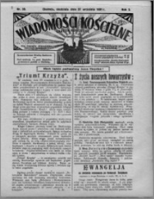 Wiadomości Kościelne : (gazeta kościelna) : dla parafij dekanatu chełmżyńskiego 1931, R. 3, nr 39