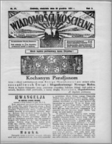 Wiadomości Kościelne : (gazeta kościelna) : dla parafij dekanatu chełmżyńskiego 1931, R. 3, nr 51
