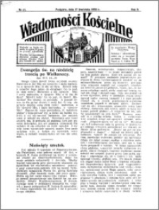 Wiadomości Kościelne : przy kościele w Podgórzu 1931-1932, R. 3, nr 21