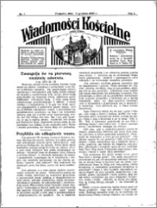 Wiadomości Kościelne : przy kościele w Podgórzu 1933-1934, R. 5, nr 1