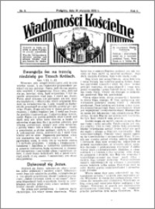 Wiadomości Kościelne : przy kościele w Podgórzu 1933-1934, R. 5, nr 8