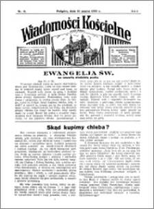 Wiadomości Kościelne : przy kościele w Podgórzu 1934-1935, R. 6, nr 18