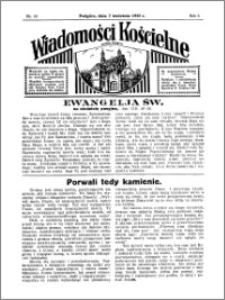 Wiadomości Kościelne : przy kościele w Podgórzu 1934-1935, R. 6, nr 19