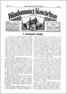 Wiadomości Kościelne : przy kościele w Podgórzu 1934-1935, R. 6, nr 30