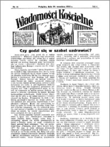 Wiadomości Kościelne : przy kościele w Podgórzu 1934-1935, R. 6, nr 44