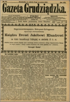 Gazeta Grudziądzka 1907.09.14 R.14 nr 111 + dodatek