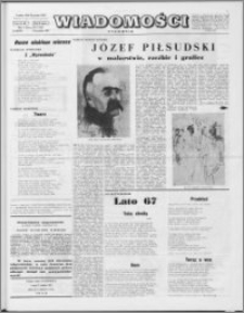 Wiadomości, R. 22 nr 50 (1132), 1967