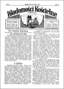 Wiadomości Kościelne : przy kościele św. Jakóba 1930-1931, R. 2, nr 12