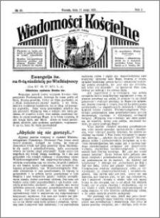 Wiadomości Kościelne : przy kościele św. Jakóba 1930-1931, R. 2, nr 25